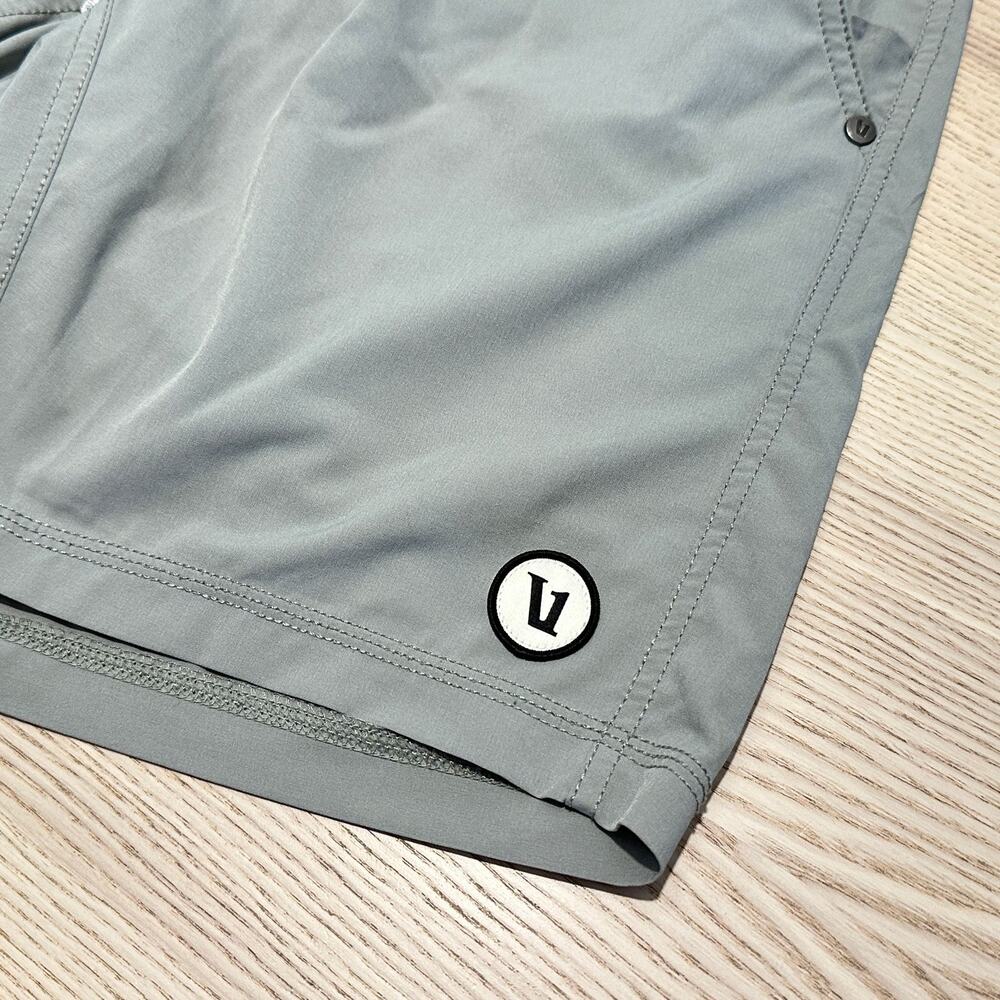 Vuori Kori Short Lined 7" Mens S Drawstring Elastic Waist Gray Running Gym V302 - Picture 3 of 11